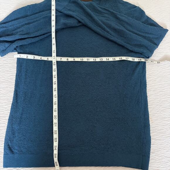 John Varvatos NWT Cotton Cashmere Sweater Cosmos Blue Med OldMoney DarkAcademia - Picture 3 of 10